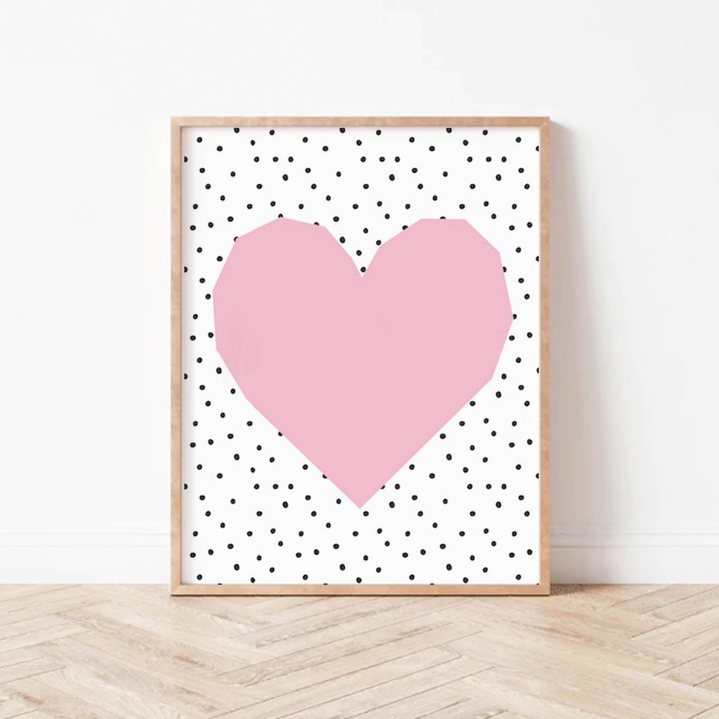 Ilustración Corazon puntos, decoración 208