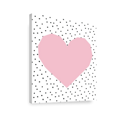 Ilustración Corazon puntos, decoración 208