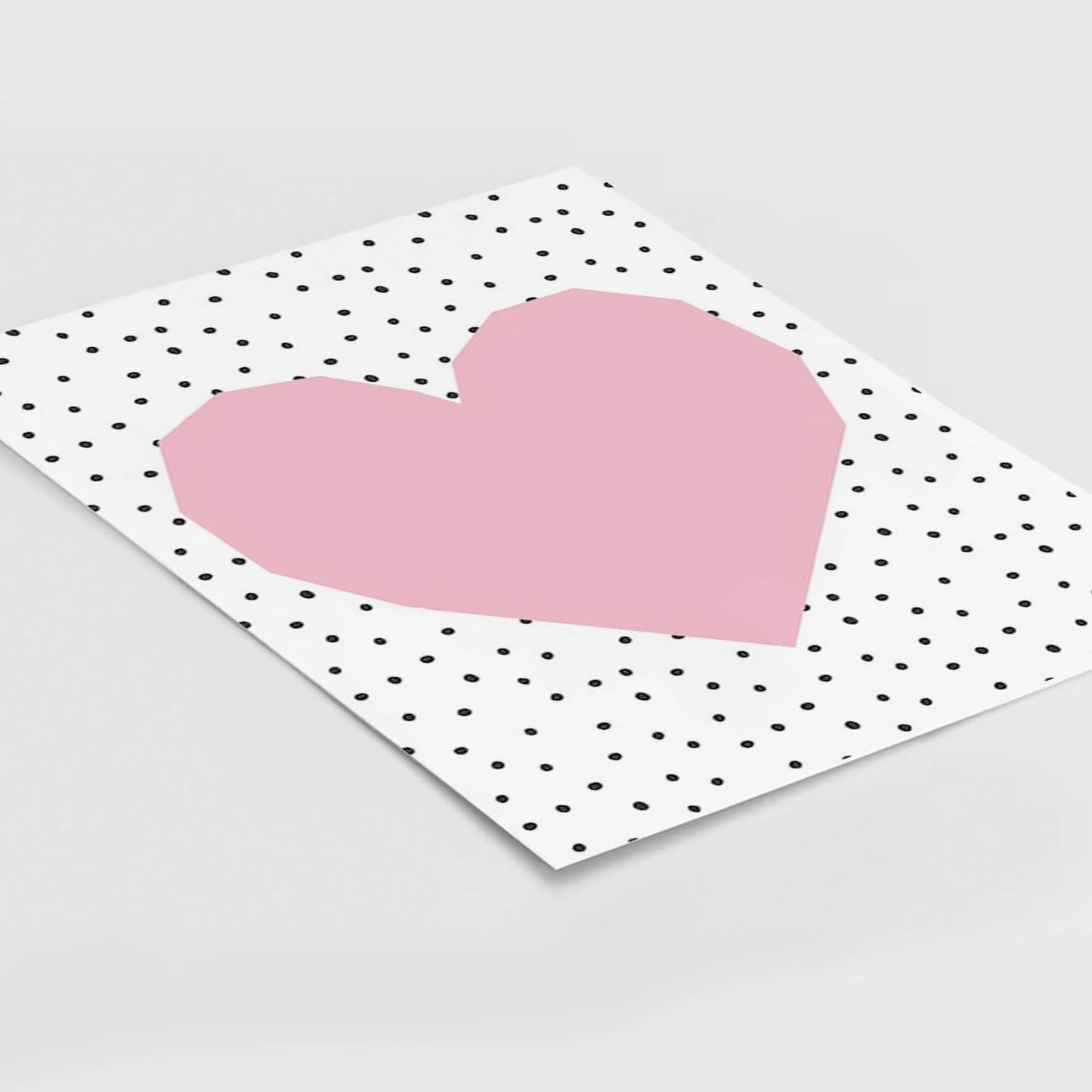 Ilustración Corazon puntos, decoración 208