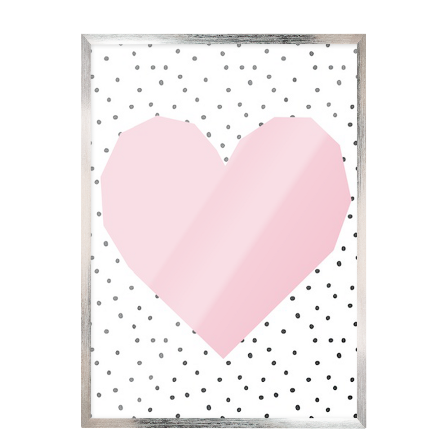 Ilustración Corazon puntos, decoración 208
