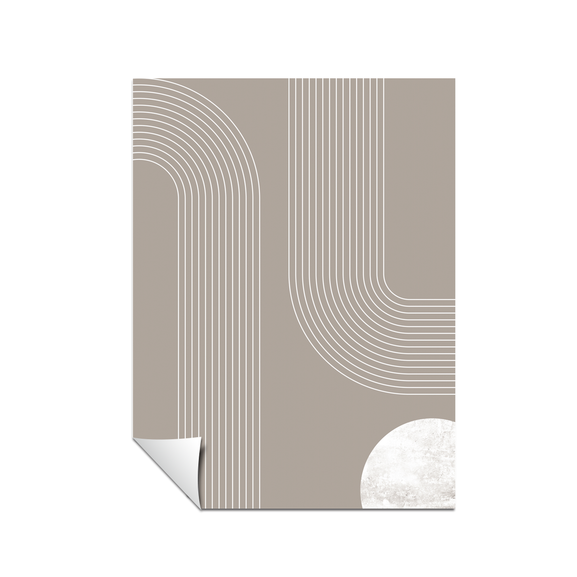 Minimalista abstracta, boho beige 20