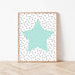 Ilustración Estrella puntos, decoración 211