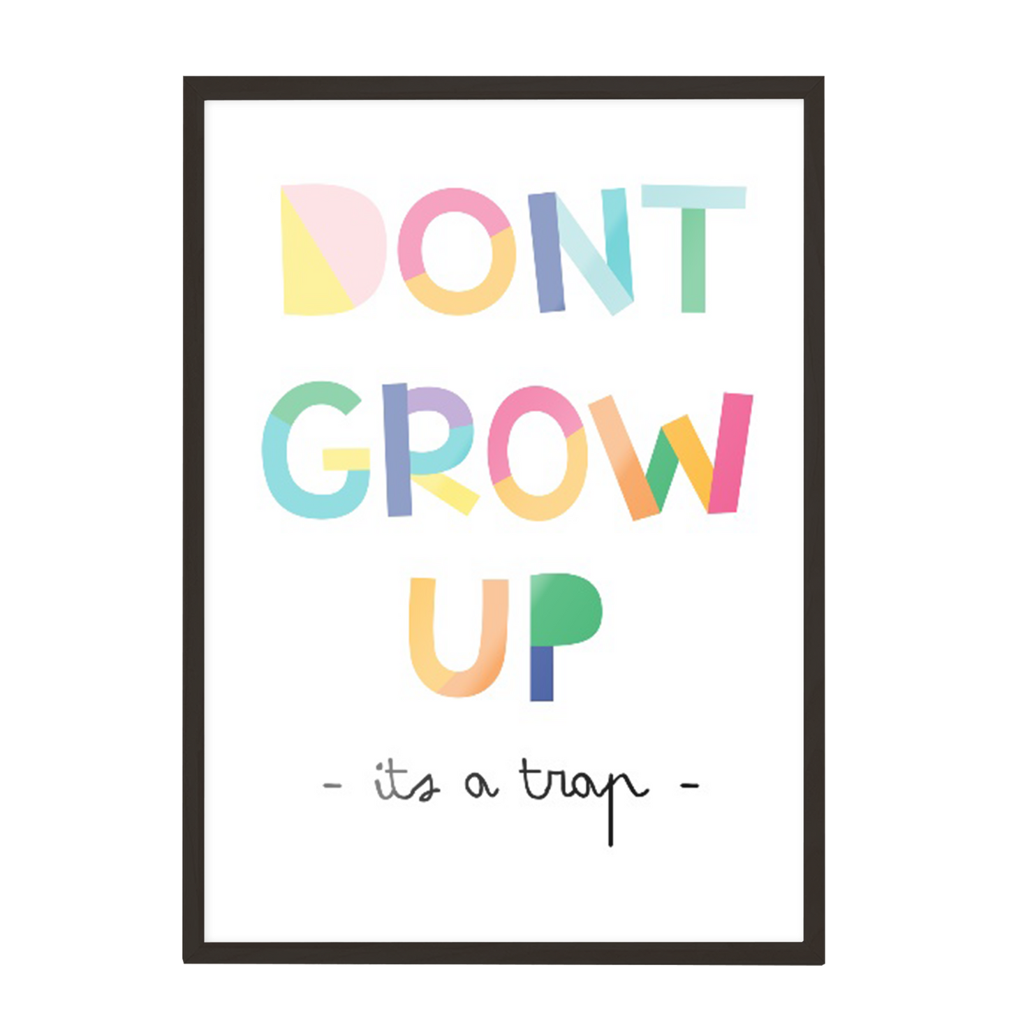 Ilustración frases colores , decoración 214