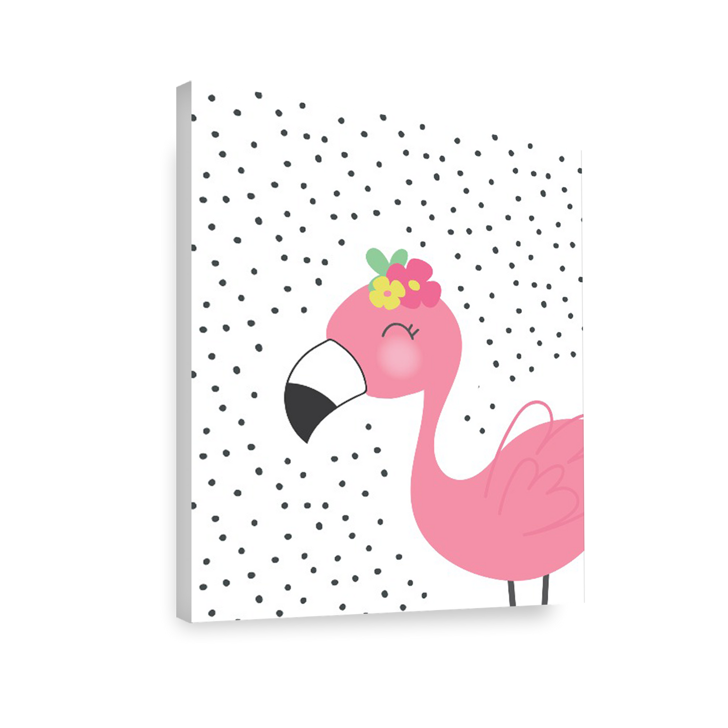 Ilustración Flamenco puntos, decoración 211