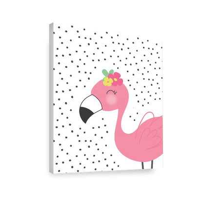 Ilustración Flamenco puntos, decoración 211