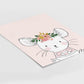 Ilustración Animales Ratón Flores, decoración 225