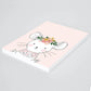 Ilustración Animales Ratón Flores, decoración 225