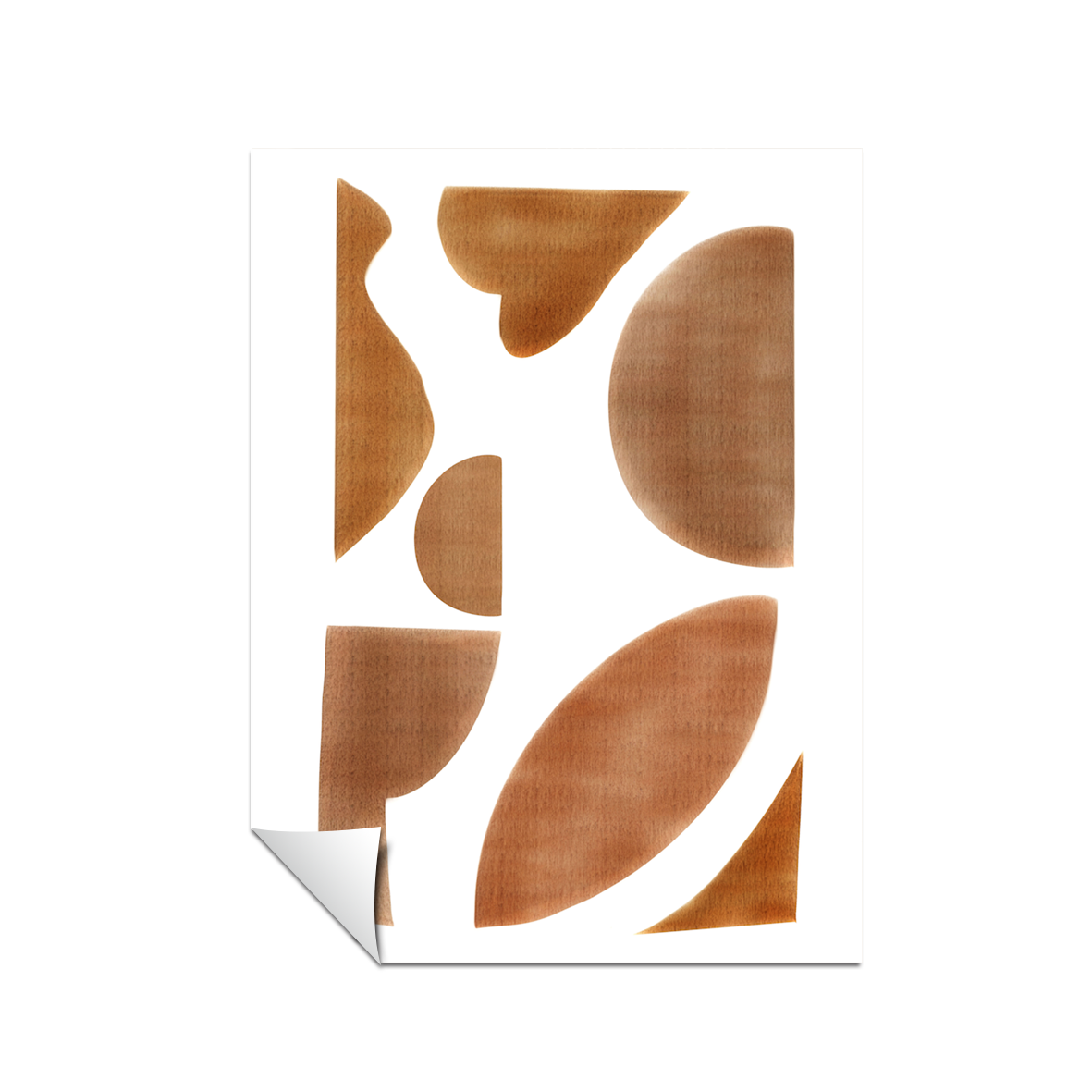 Minimalista abstracta, boho beige 22