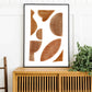 Minimalista abstracta, boho beige 22