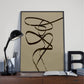 Minimalista abstracta, boho beige 23