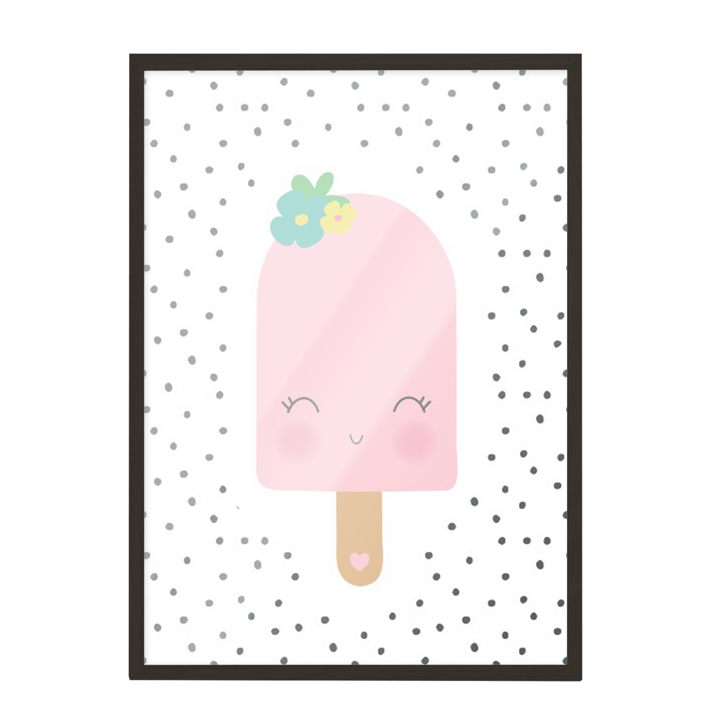 Ilustración Helado puntos, decoración 211