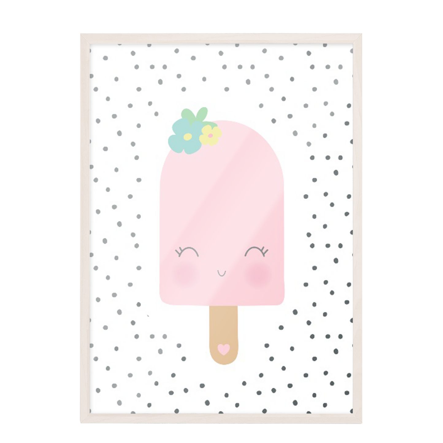 Ilustración Helado puntos, decoración 211