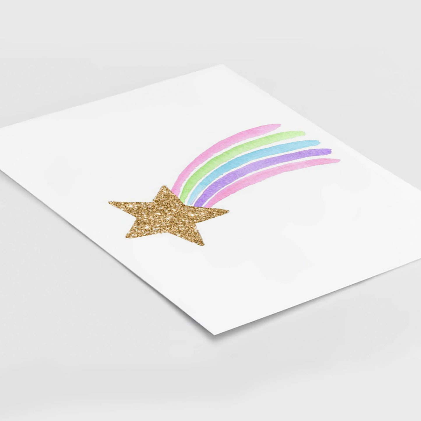 Acuarela Estrella fugas, Colores decoración 232