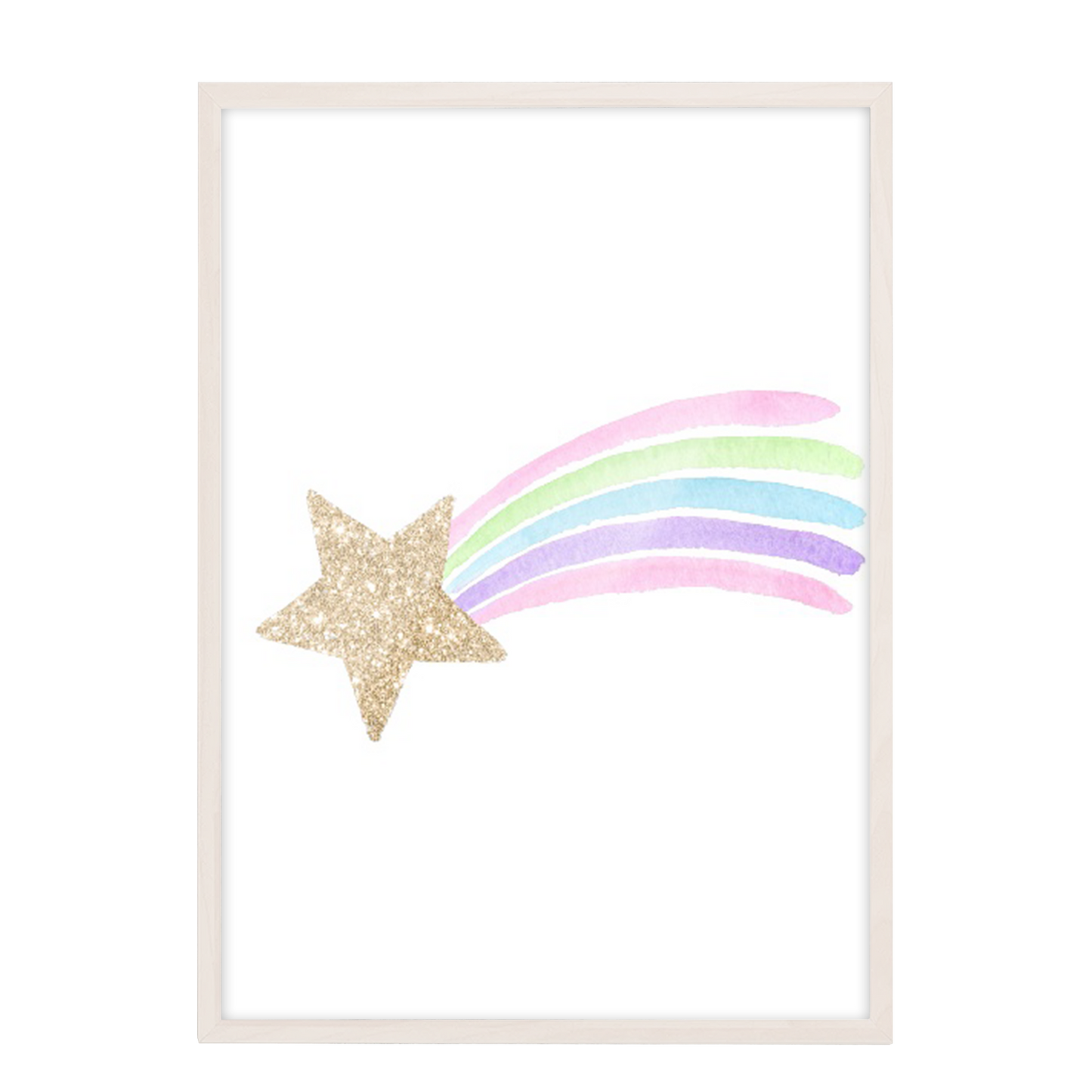 Acuarela Estrella fugas, Colores decoración 232
