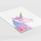 Acuarela Unicornio rosa Flores, Colores decoración 235