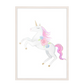 Acuarela Unicornio Flores, Colores decoración 236