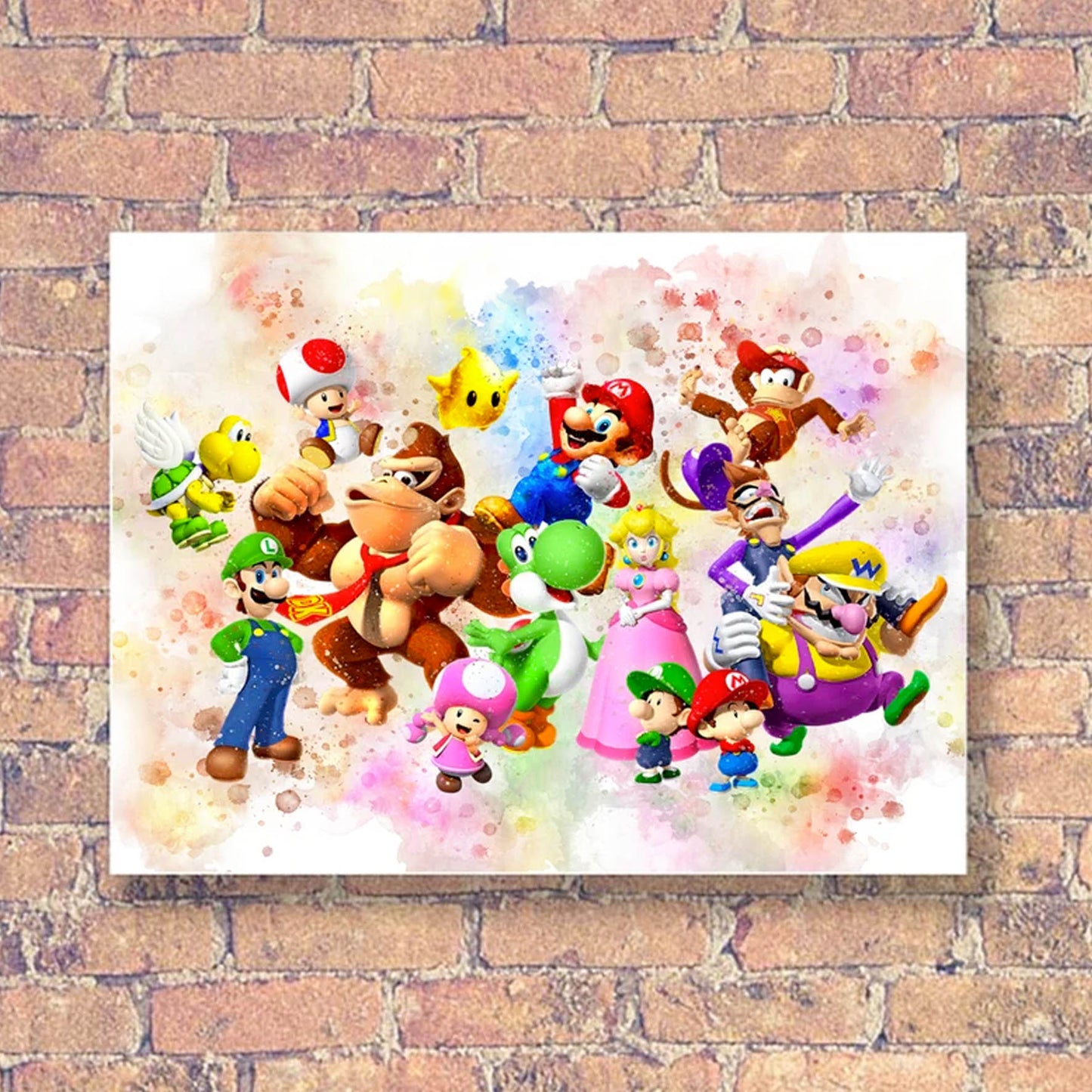 Super Mario 2 acuarela 260