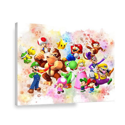 Super Mario 2 acuarela 260