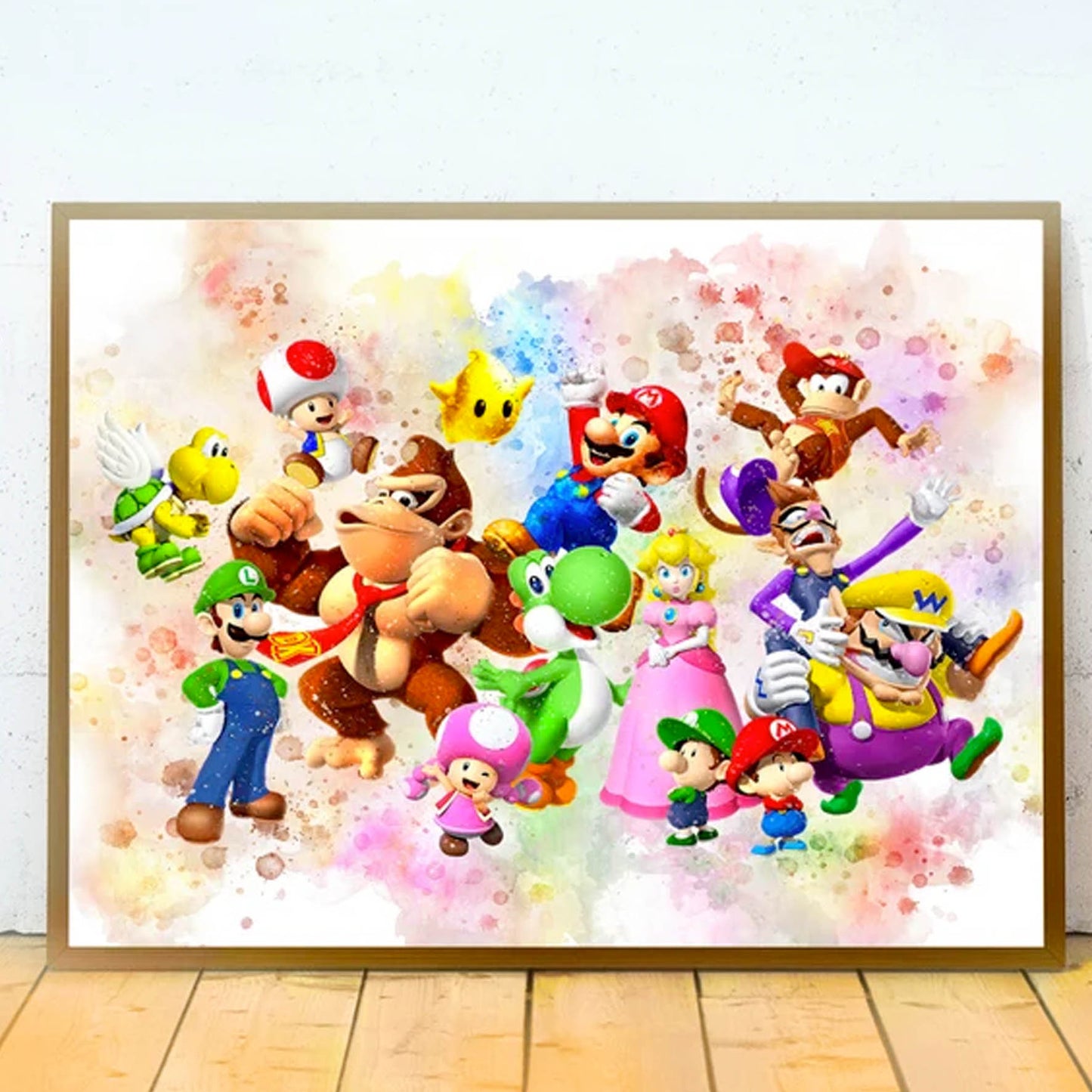 Super Mario 2 acuarela 260