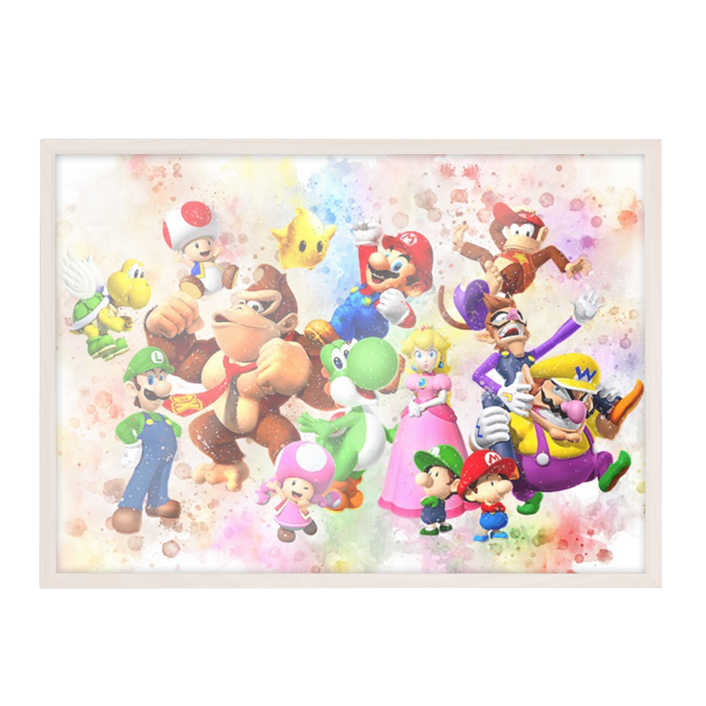 Super Mario 2 acuarela 260