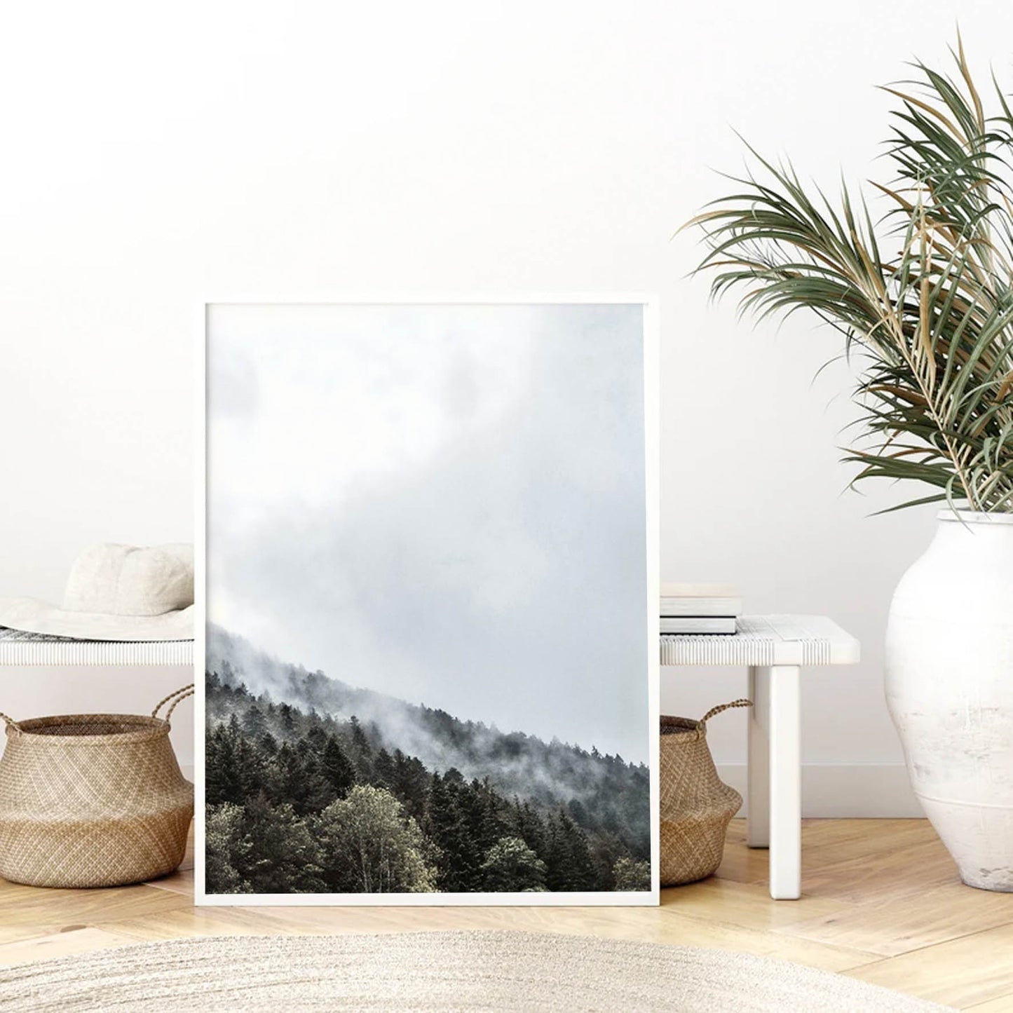 Print Paisaje bosque nublado 267