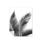 Print palmas blanco negro 270