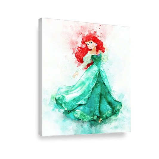 Disney Princesas Ariel ART Acuarela 278