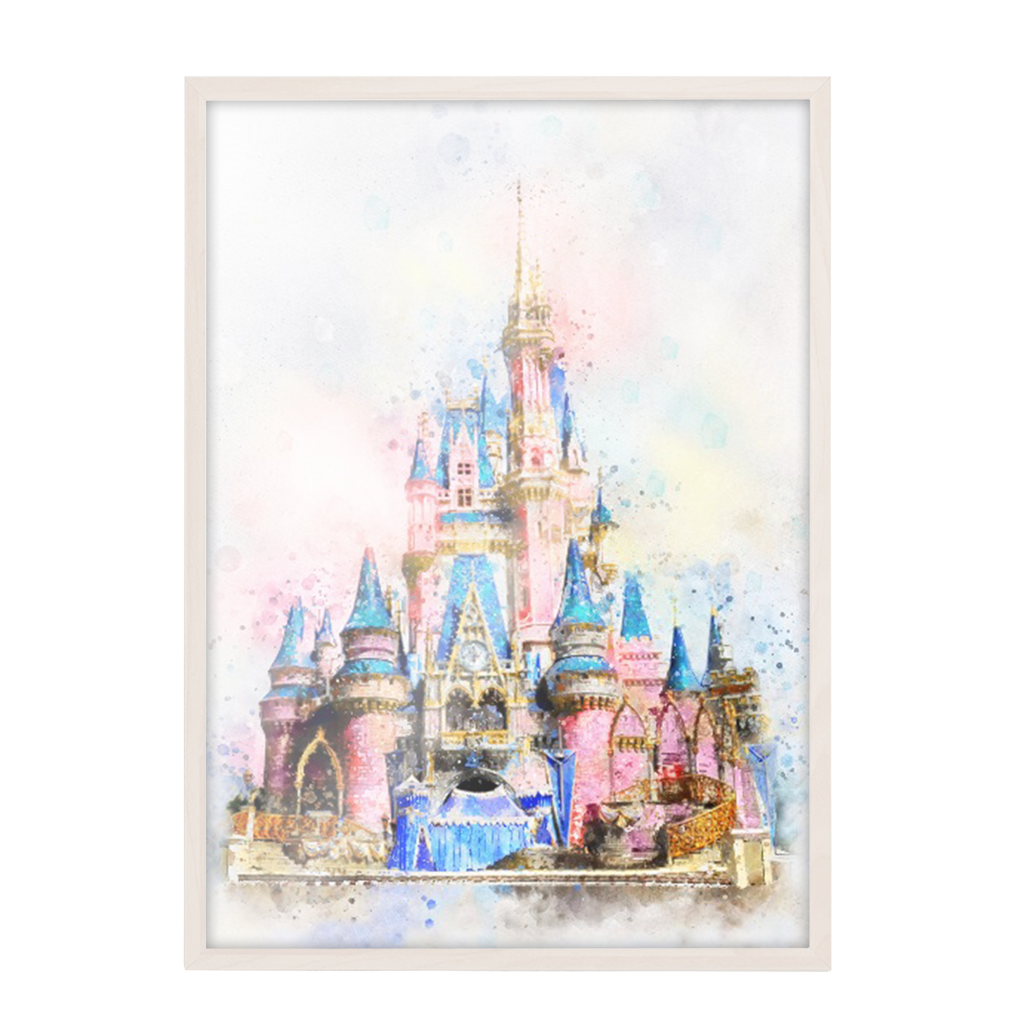 Disney Princesas Castillo ART Acuarela 283