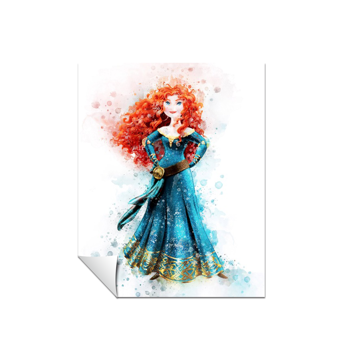 Disney Princesas Mérida ART Acuarela 285