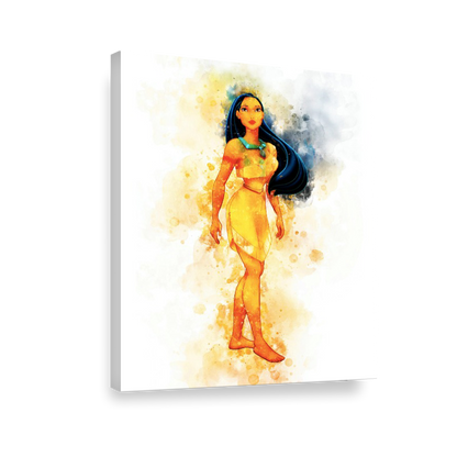 Disney Princesas Pocahontas ART Acuarela 286
