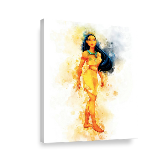 Disney Princesas Pocahontas ART Acuarela 286