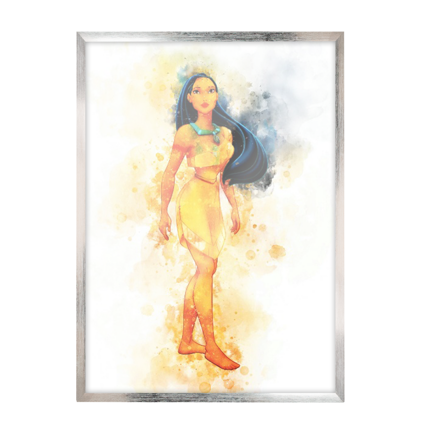 Disney Princesas Pocahontas ART Acuarela 286
