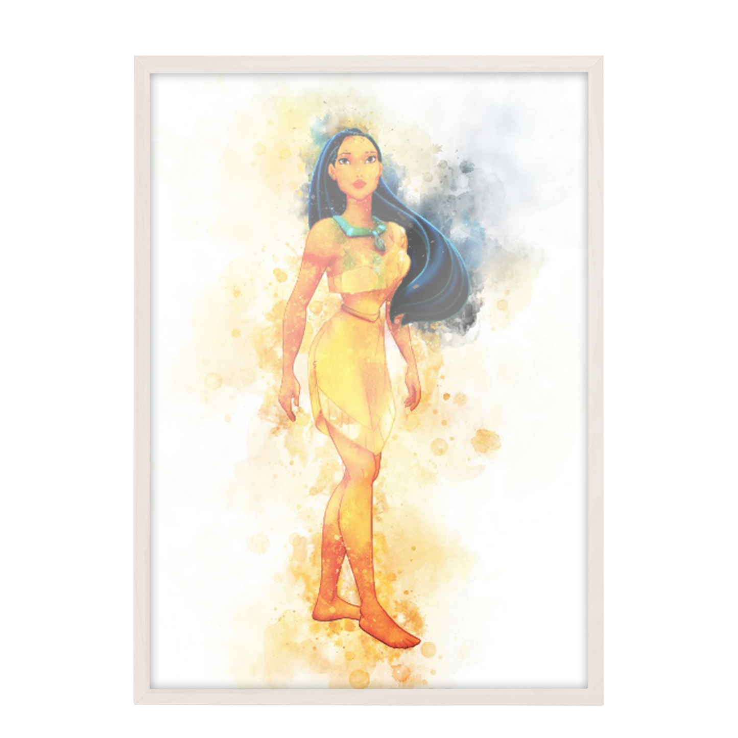 Disney Princesas Pocahontas ART Acuarela 286