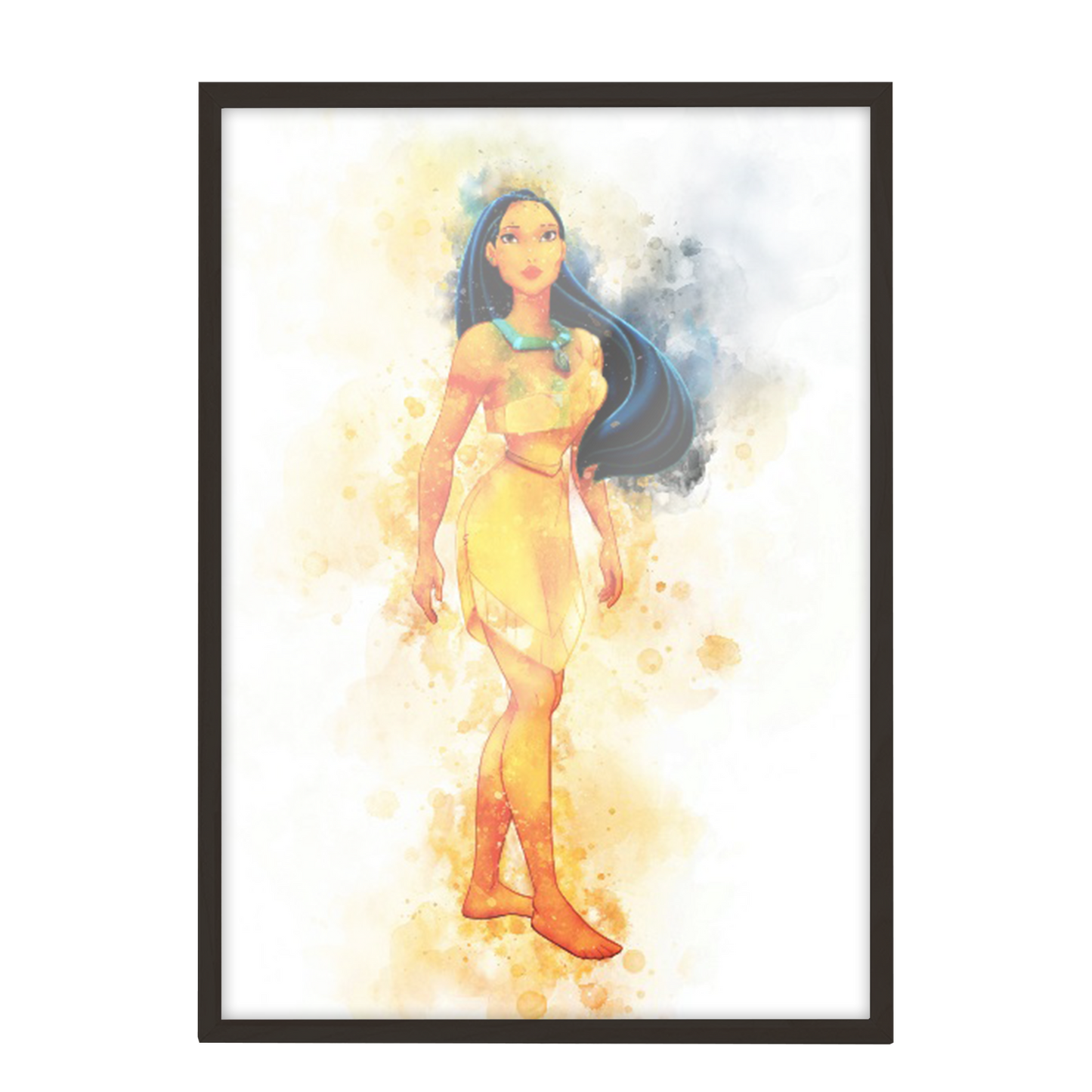 Disney Princesas Pocahontas ART Acuarela 286