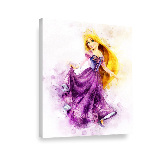 Disney Princesas Rapunzel ART Acuarela 287