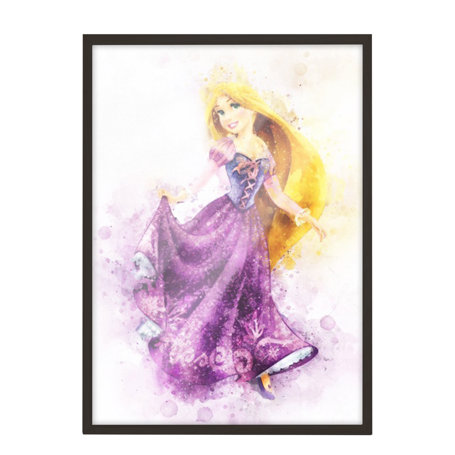Disney Princesas Rapunzel ART Acuarela 287