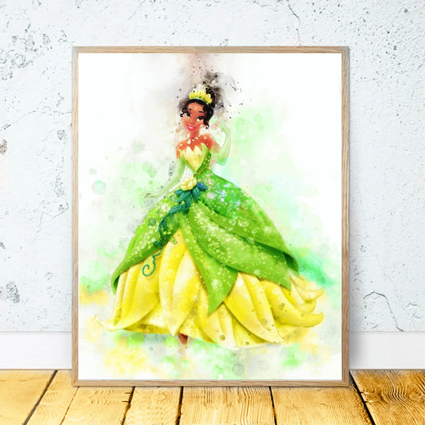 Tiana Princesa Disney Vestido Verde Boneca Disney Princesa Tiana