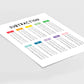 Ilustración matemáticas restas colores , decoración 311