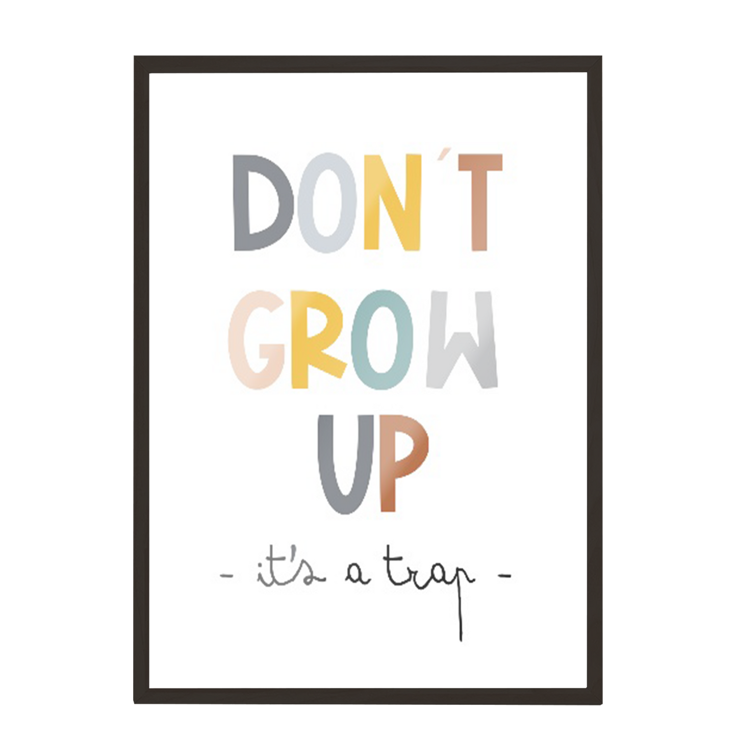 Ilustración frases colores , decoración 317