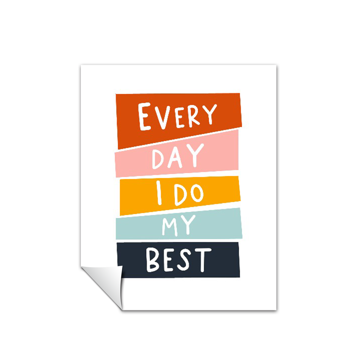 Ilustración frases colores , decoración 318