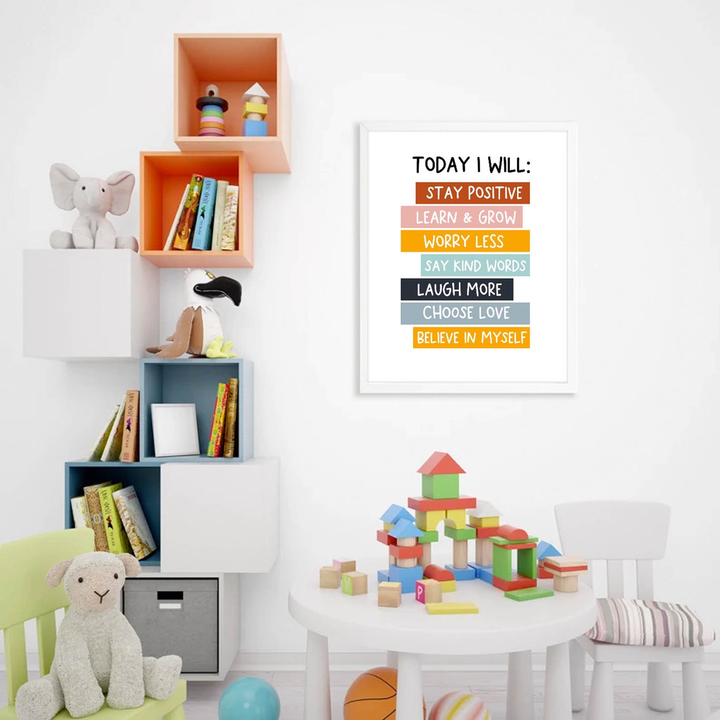 Ilustración frases colores , decoración 323