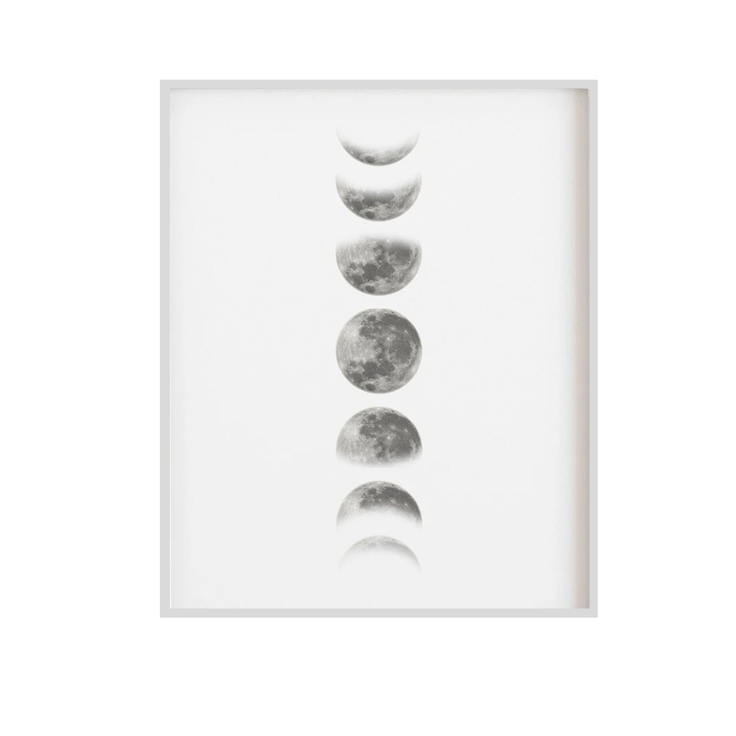 Fases de la luna blanco y negro 325