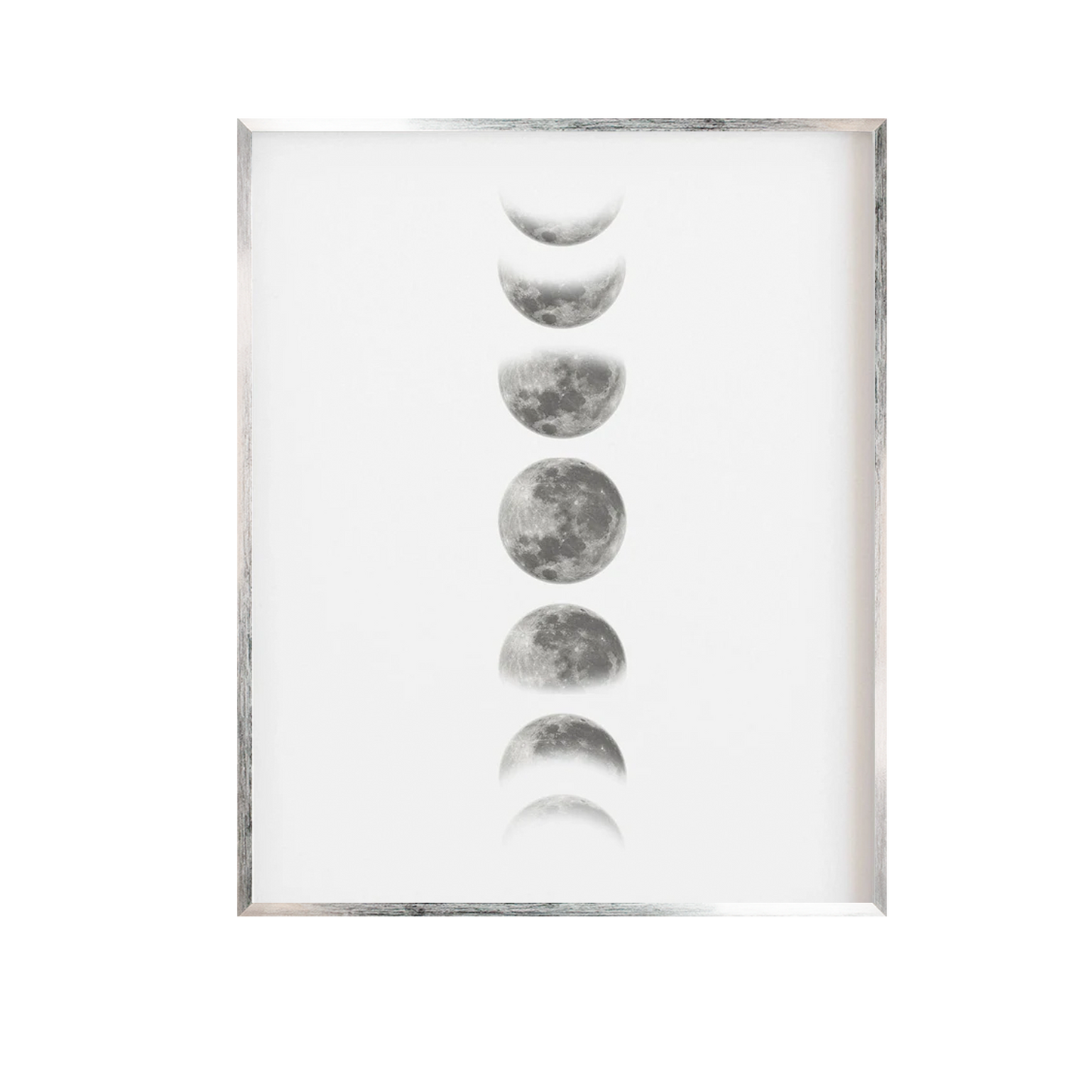Fases de la luna blanco y negro 325