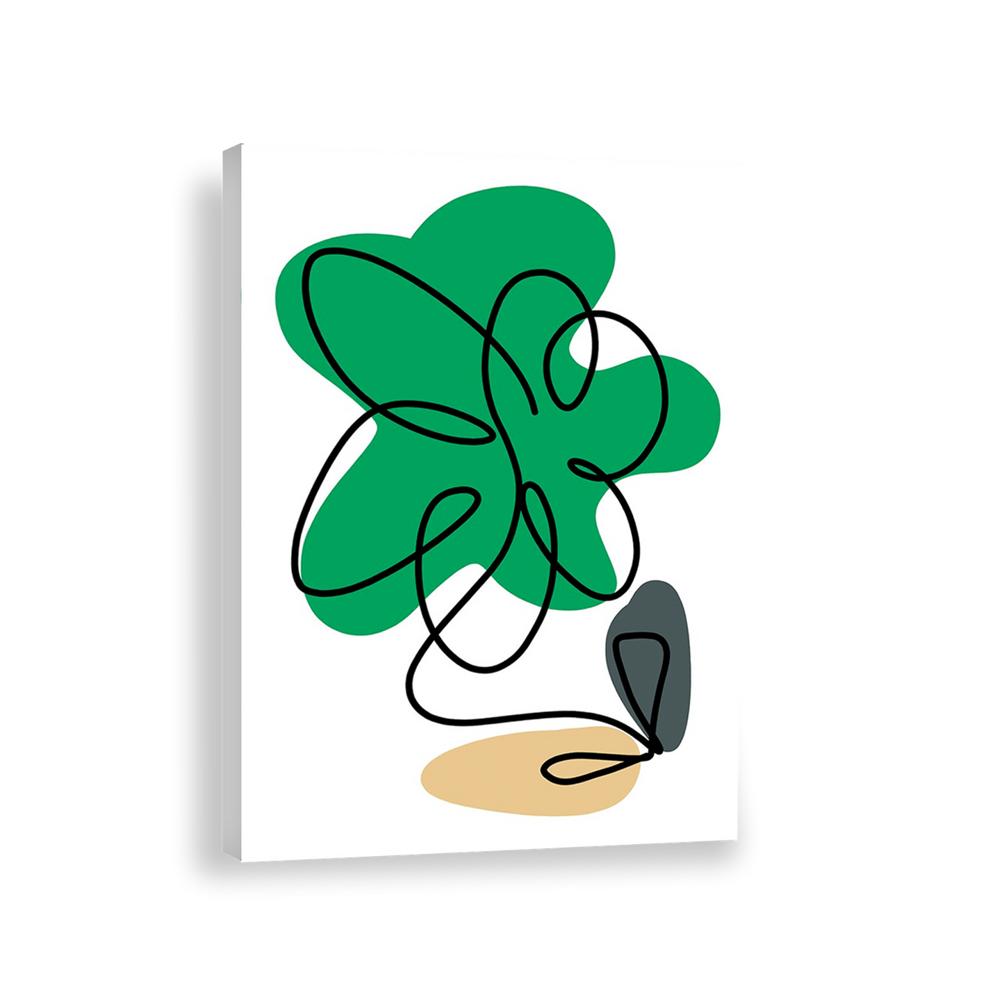 Flores verdes Abstractas 332