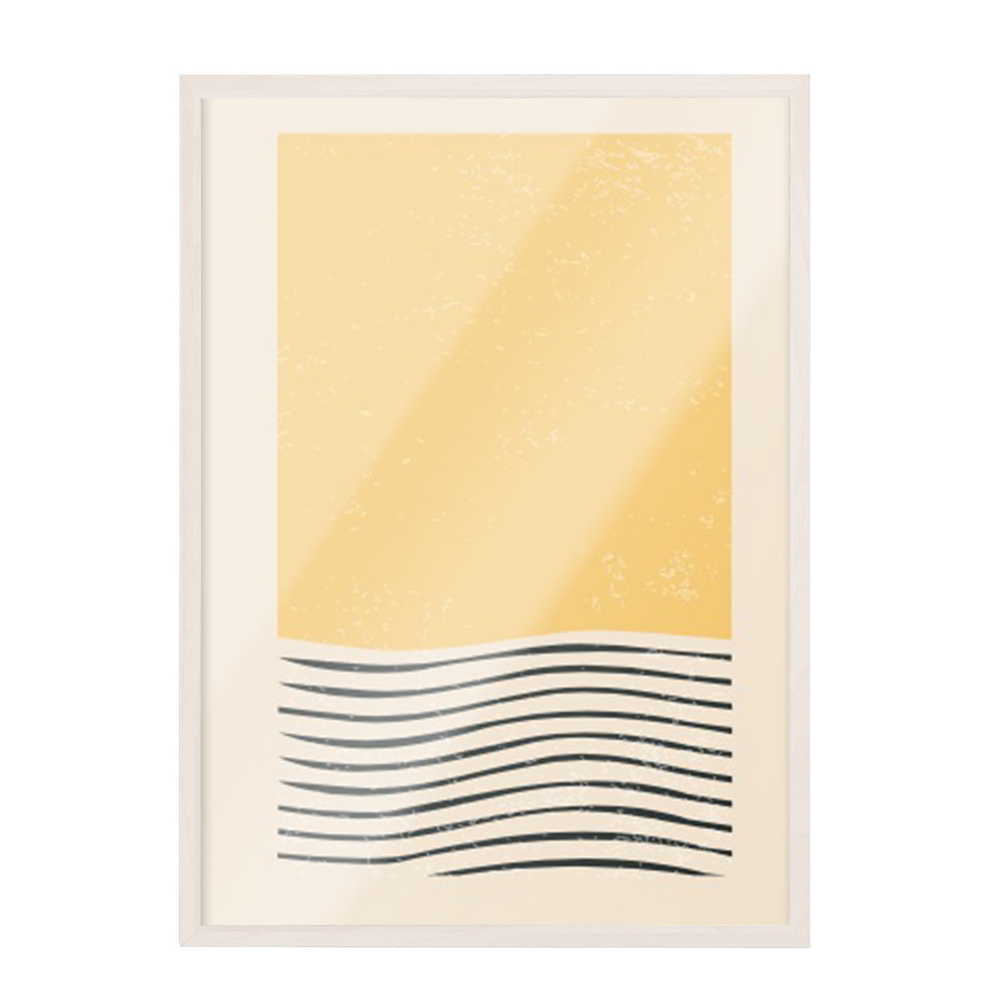 Pintura abstracta amarillo 387