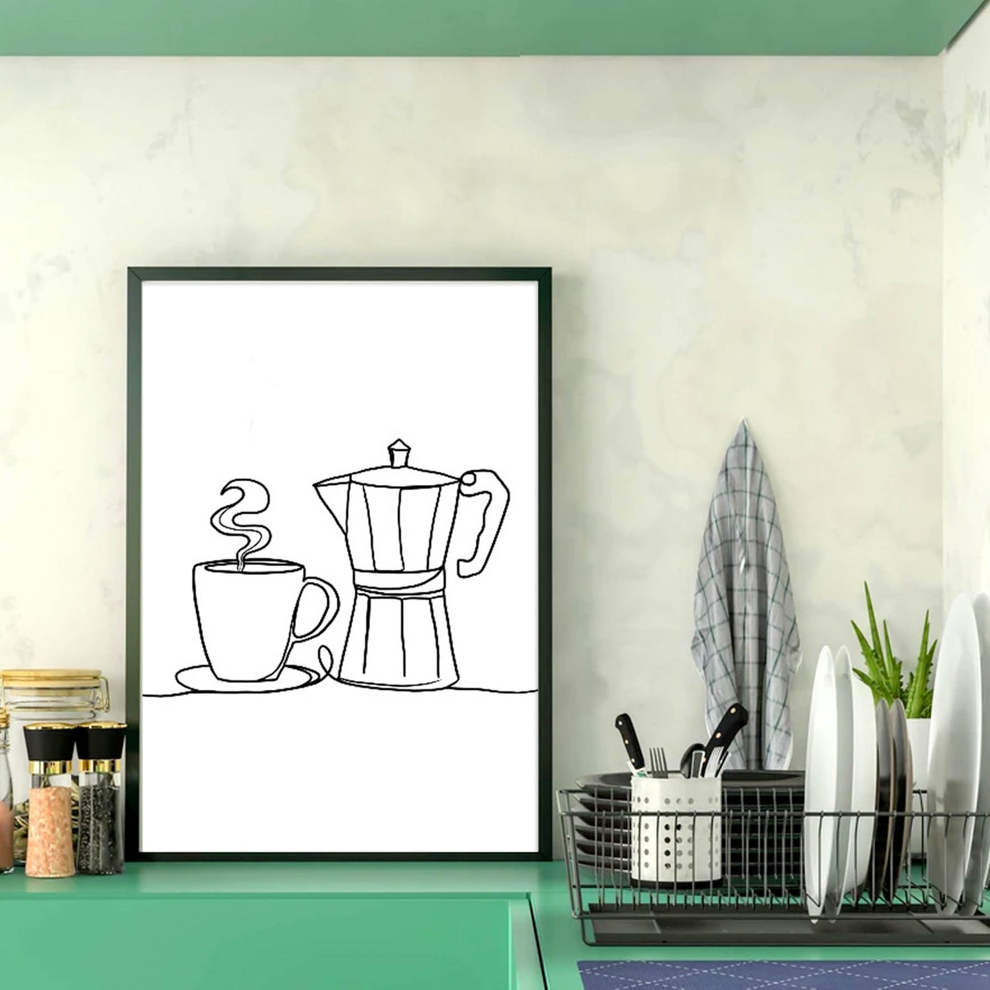 Line art, café 391