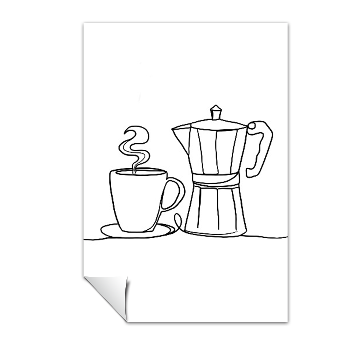 Line art, café 391