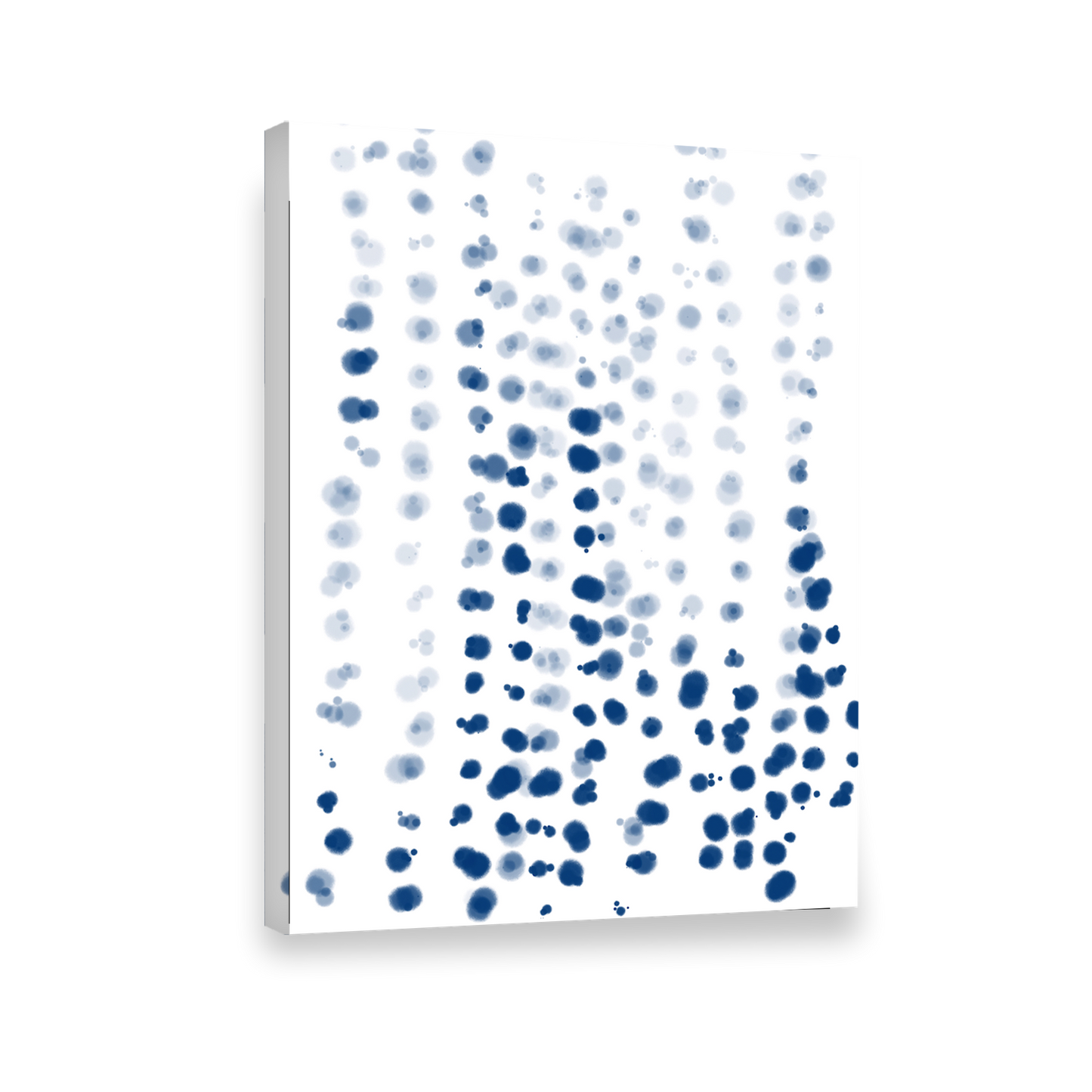 Pintura abstracta acuarela azul 46