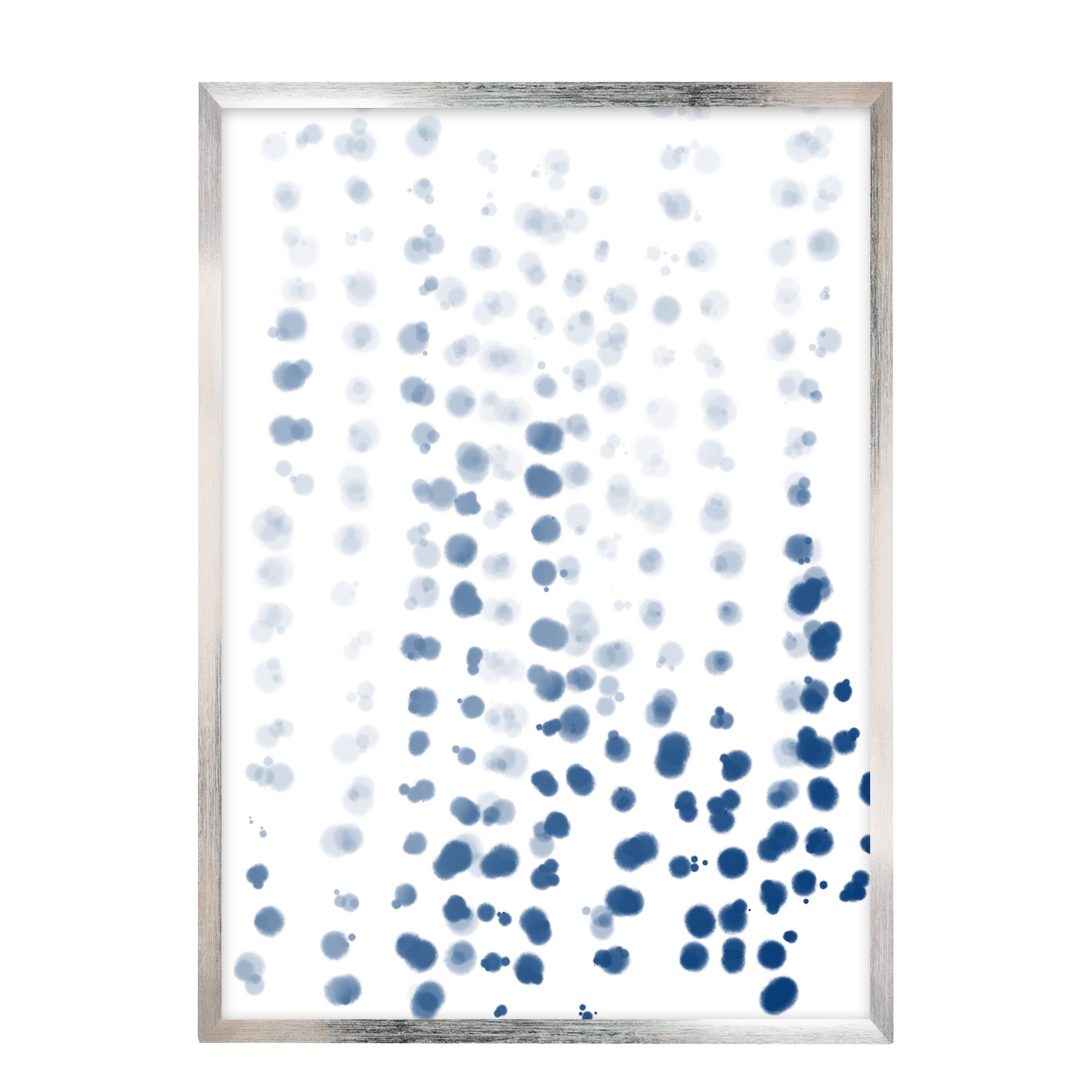 Pintura abstracta acuarela azul 46