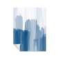 Pintura abstracta acuarela azul 48